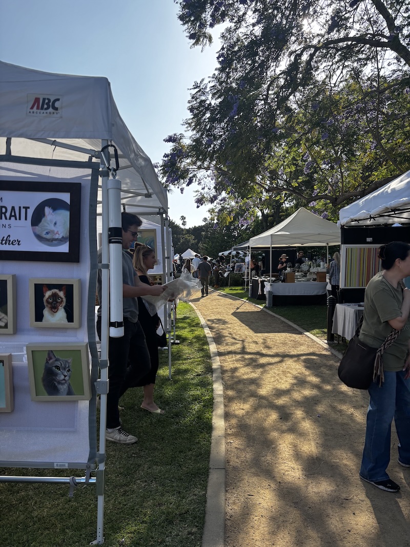 Beverly Hills Art Show — art booths