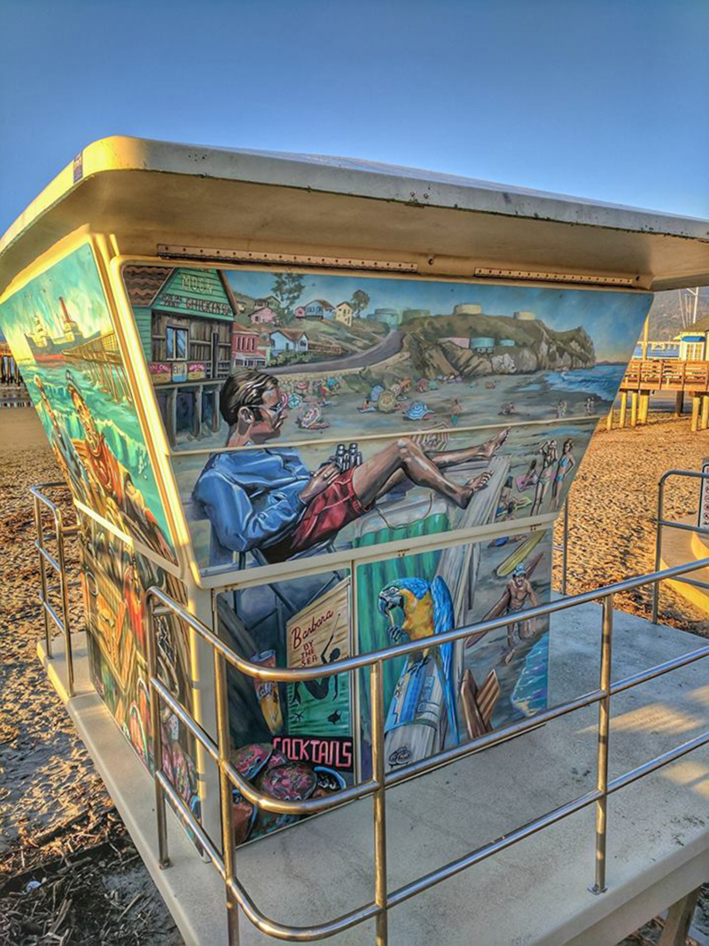 Colleen Gnos – Gazing Into Infinity mural