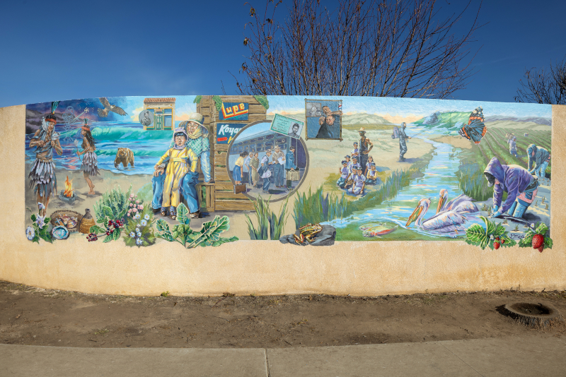Colleen Gnos – Coastal Stories Guadalupe mural