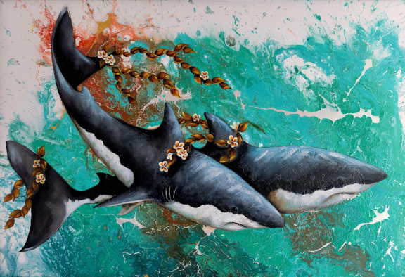 Jill Crowley — artist at work