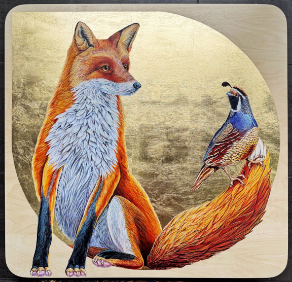 Marie Lavallée — Barn Owl painting